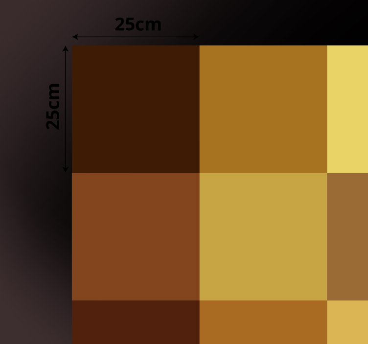 Vinyl Teppich geometrisch blau kariertes muster - TenStickers