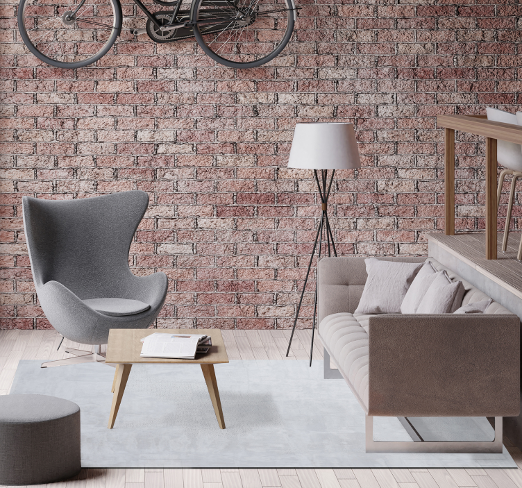 Vinyl Teppich Steinoptik Zement Textur - TenStickers