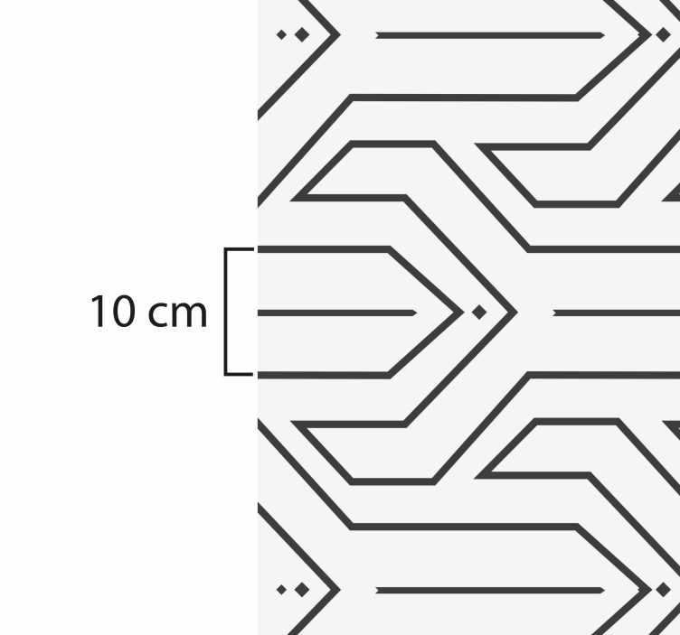 Vinylteppich geometrisches Muster - TenStickers