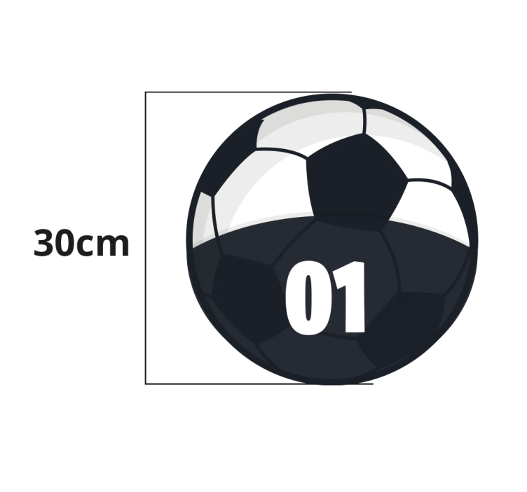 Vinyl Teppich Jugendliche Fußball Training - TenStickers