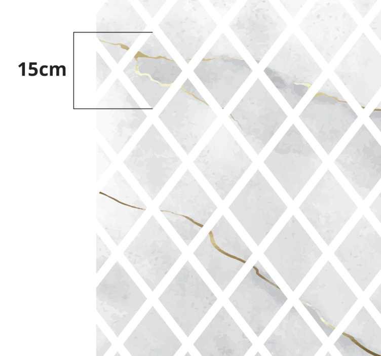 Vinyl Teppich Küche elegantes marmormuster - TenStickers