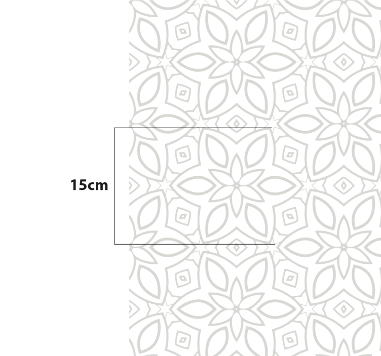 Vinyl läufer küche blumen hidraulisch - TenStickers