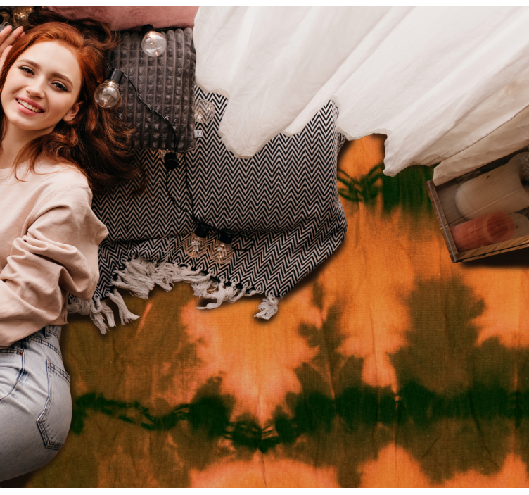 Vinyl Teppich Imitation bunte batik - TenStickers