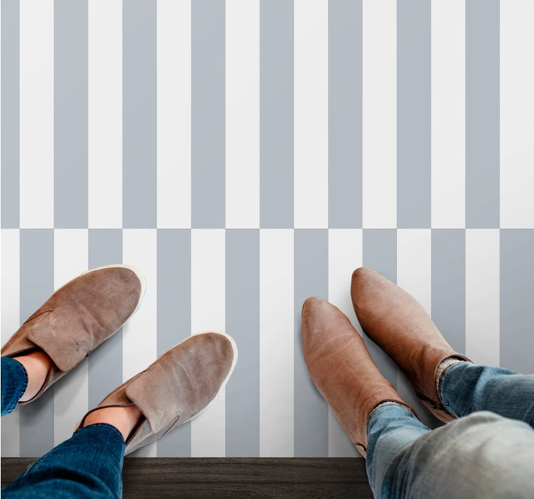 Vinyl Teppich geometrisch stilvolles streifenkonzept - TenStickers