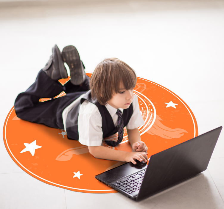 Vinyl Teppich Kinder kosmischer spielraum - TenStickers