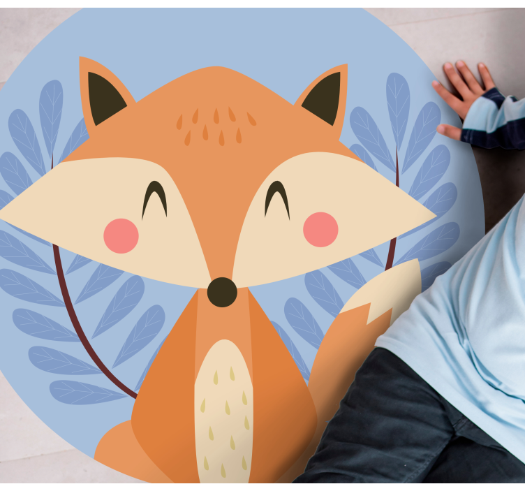 Vinyl Teppich Kinderzimmer fuchs-illustration - TenStickers