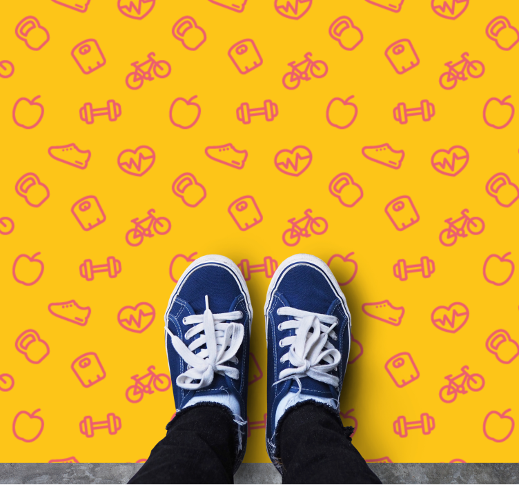 Vinyl Teppich Kinderzimmer jugendliche verspieltheit - TenStickers