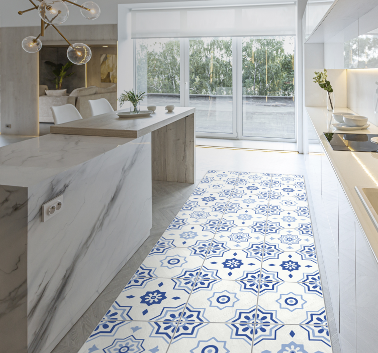 Vinyl läufer küche Fliesenteppich bodenläufer - TenStickers