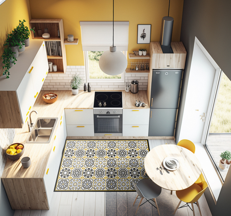 Vinyl Teppich Küche Portugiesisches motiv - TenStickers