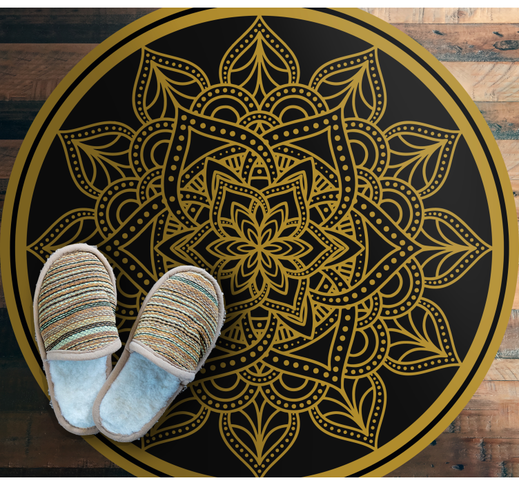 Vinyl Teppich Mandala anmutiges element - TenStickers