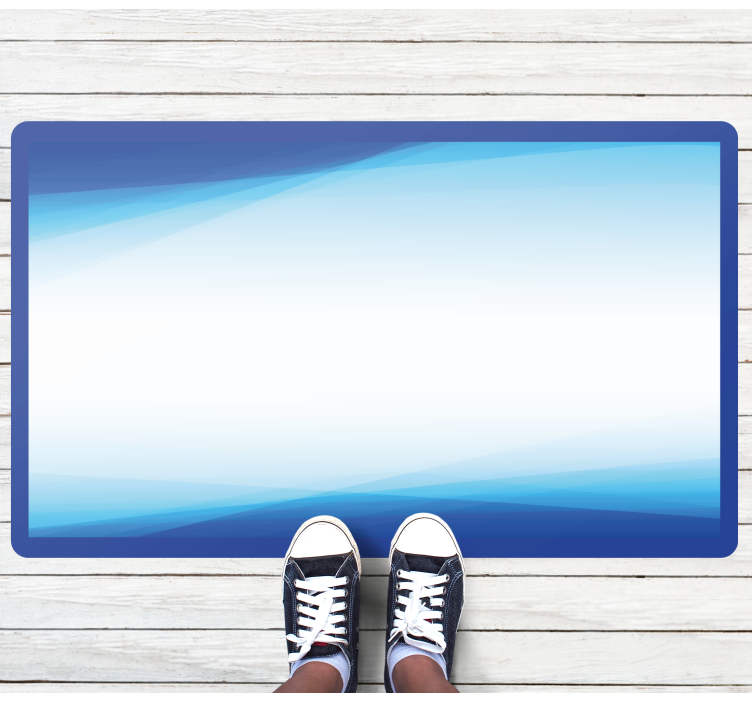 Vinyl Teppich minimalistisch coole farbverlaufsmischung - TenStickers