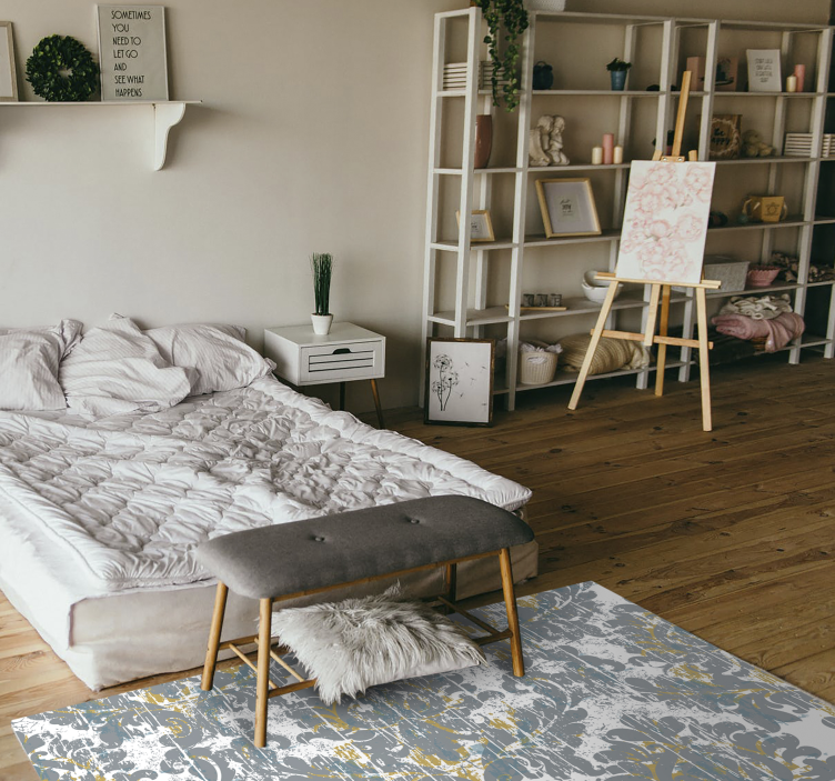 Vinyl Teppich Mosaik abstrakte mosaikkomposition - TenStickers