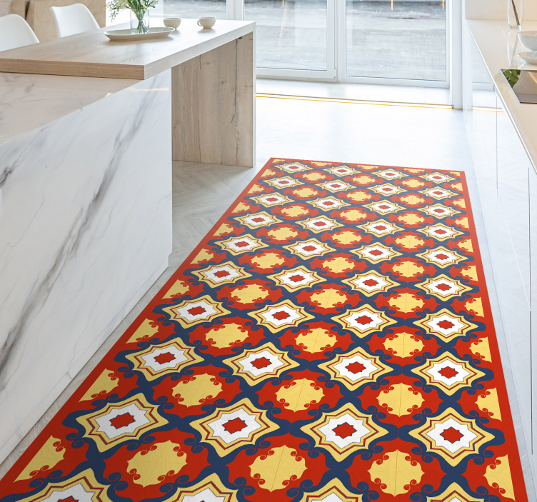 Vinyl Teppich Mosaik komplizierter mosaikläufer - TenStickers