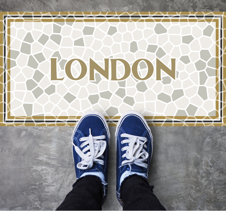 Vinyl Teppich Mosaik londoner mosaik - TenStickers