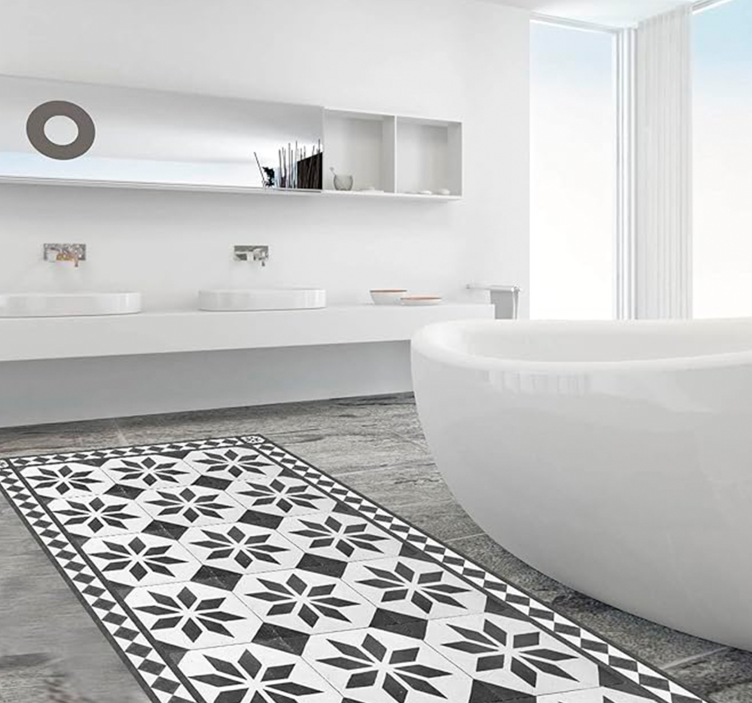 Vinyl Teppich Mosaik teppich im klassischen Stil - TenStickers