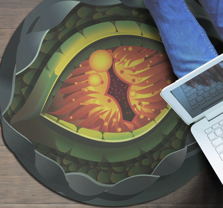 Vinyl Teppich Natur abstrakte Naturblick - TenStickers