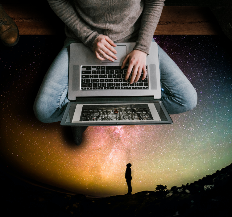 Vinyl Teppich Natur himmlische landschaft - TenStickers