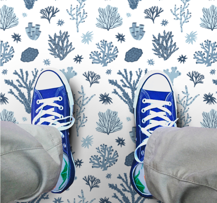 Vinyl Teppich Natur korallenriffmuster - TenStickers