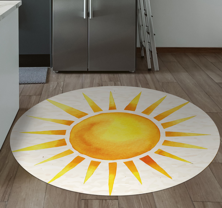Vinyl teppich natur sonnenstrahlen - TenStickers