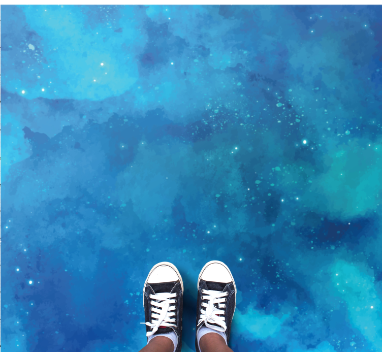 Vinyl Teppich Jugendzimmer nachthimmel - TenStickers