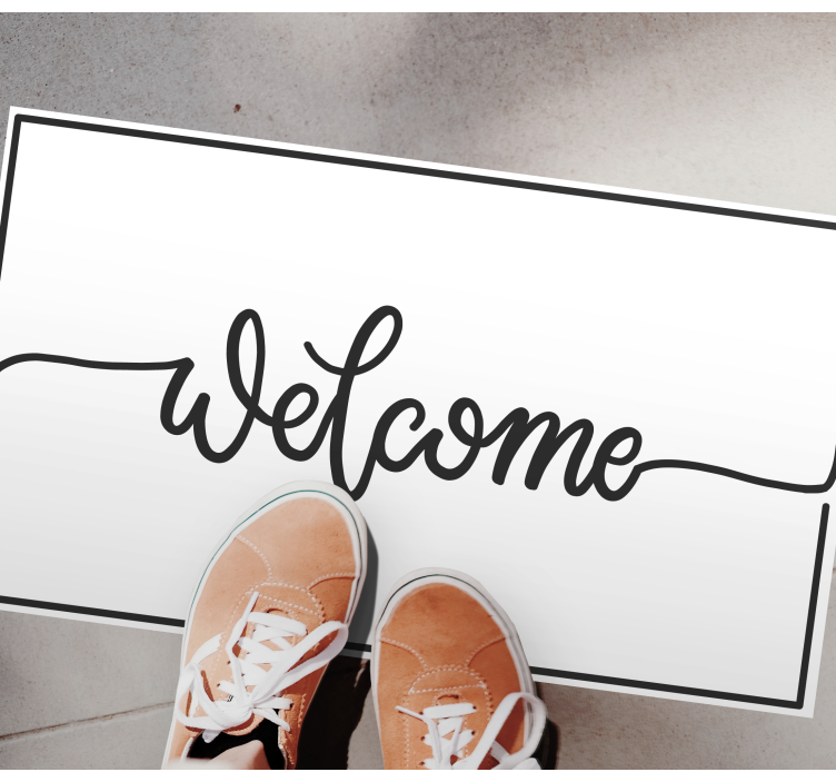Vinyl Teppich Eingang eleganter empfang - TenStickers