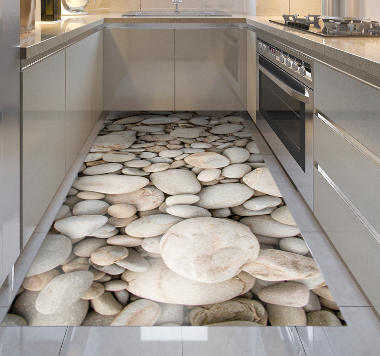 Vinyl Teppich Steinoptik satz von natur - TenStickers