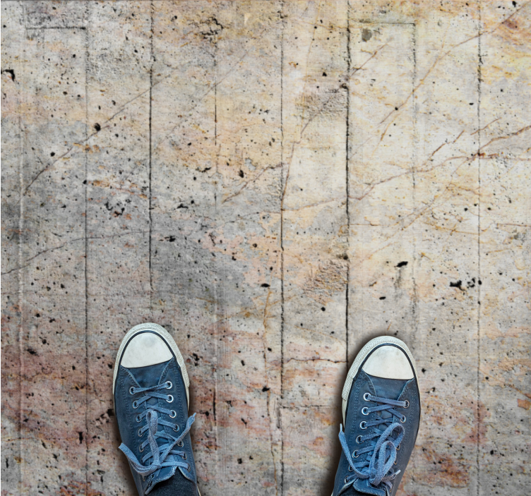 Vinyl Teppich Steinoptik strukturierte Steinfassade - TenStickers