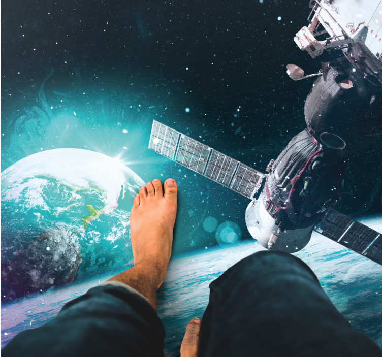 Vinyl Teppich Sterne galaktische reiseerkundung - TenStickers