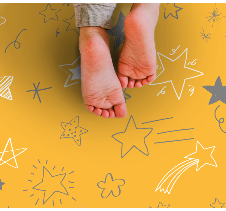 Vinyl teppich sterne im muster der sternennacht - TenStickers