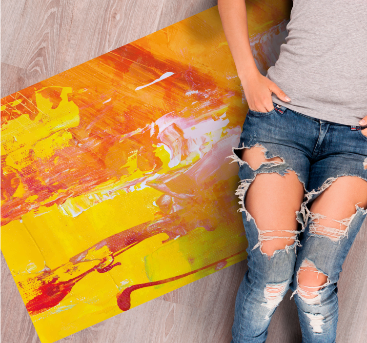 Vinyl Teppich Textur abstrakte Marmorierung - TenStickers