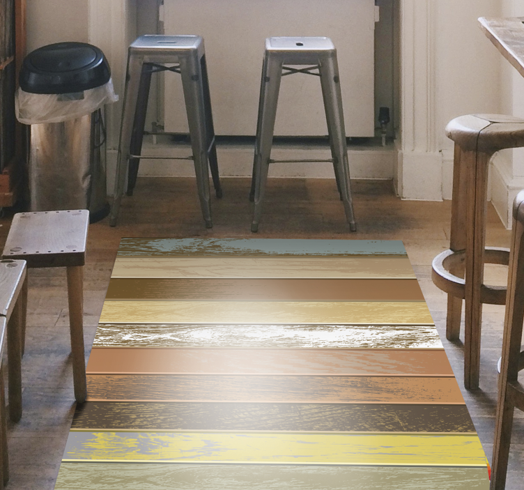 Vinyl Teppich Textur abstrakte pinselstriche - TenStickers