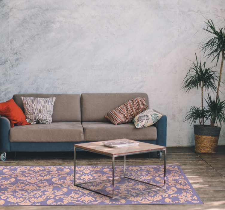 Vinyl Teppich Textur barockes musterdetail - TenStickers