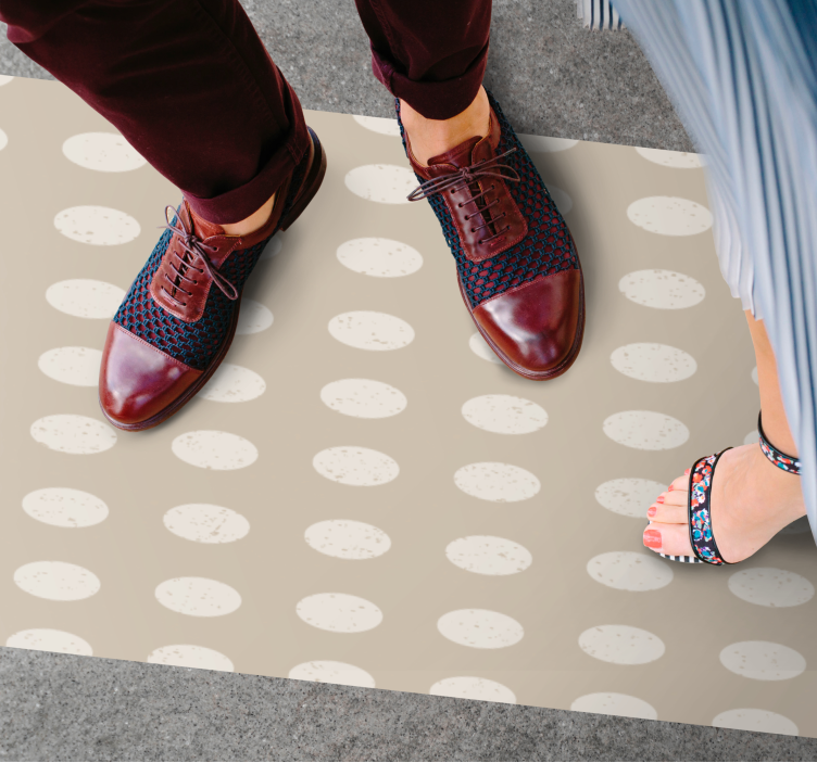 Vinyl Teppich Textur geflecktes Muster - TenStickers