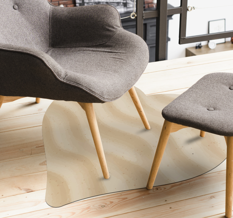 Vinyl Teppich Textur gewellte herzform - TenStickers