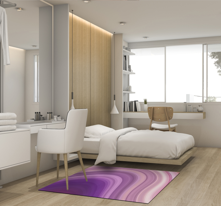 Vinyl Teppich Textur wirbelnder violetter farbverlauf - TenStickers