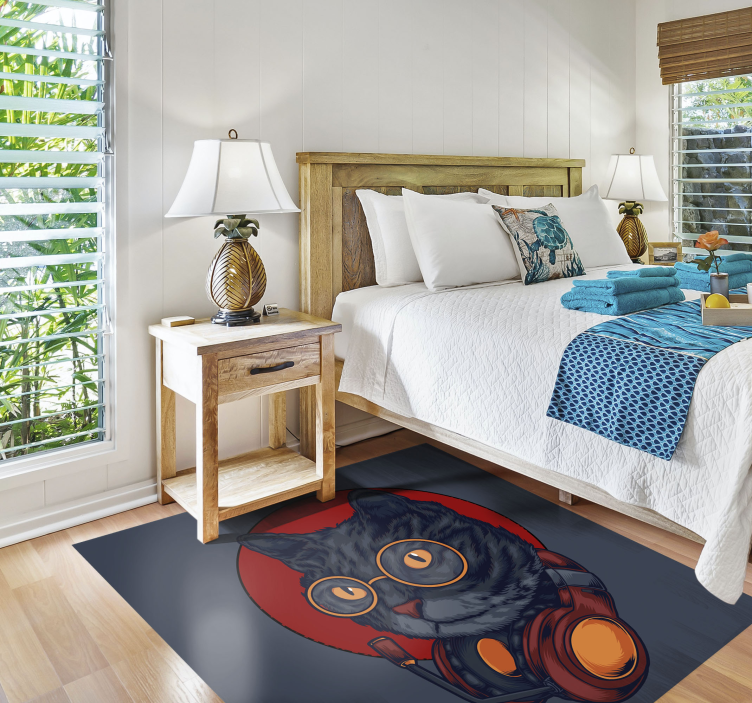 Vinyl Teppich Tiere astronaut katze - TenStickers