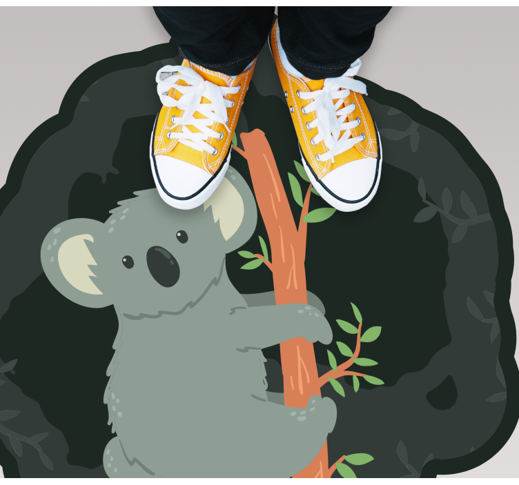 Vinyl Teppich Tiere süßer koala-anhänger - TenStickers