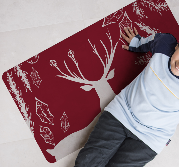 Vinyl Teppich Tiere von der natur inspirierte illustration - TenStickers