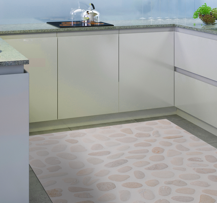 Vinyl Teppich Tiermuster neutrales kieselsteinmuster - TenStickers