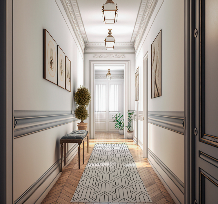 Vinylteppich geometrisches Muster - TenStickers