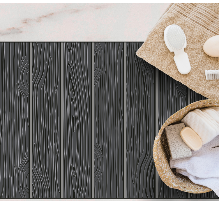 Vinylteppich Holzoptik elegantes dunkles finish - TenStickers