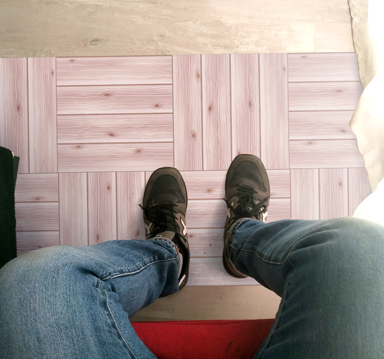 Vinylteppich Holzoptik holzbrettsimulation - TenStickers