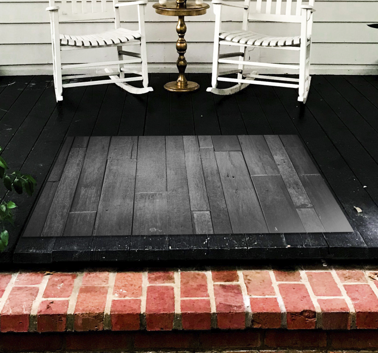 Vinylteppich Holzoptik modernes graues finish - TenStickers