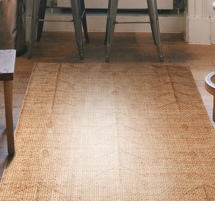 Vinyl Teppich Wohnzimmer natürliche textur - TenStickers