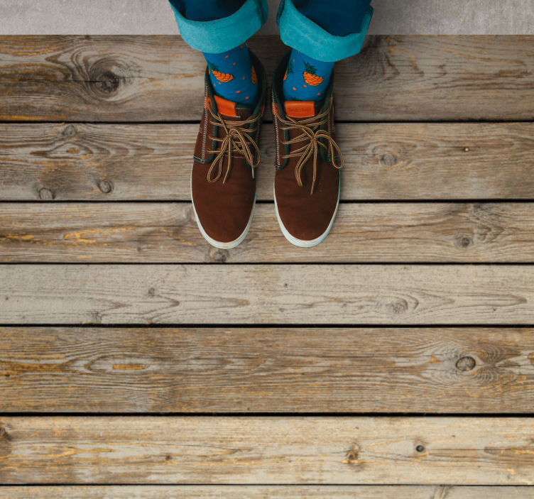 Vinylteppich Holzoptik rustikale oberfläche - TenStickers