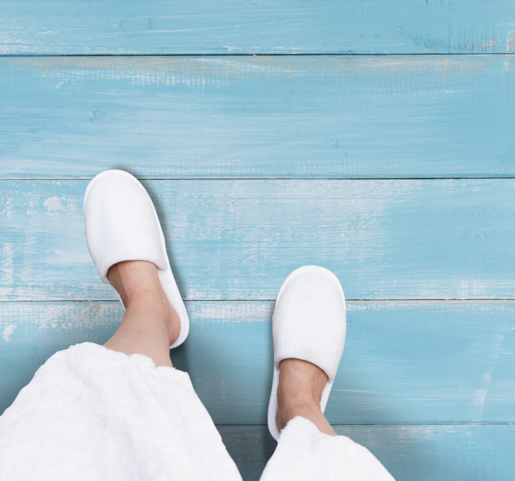 Vinylteppich Holzoptik verwitterter plankeneffekt - TenStickers