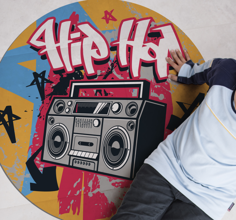 Vinylteppich Schlafzimmer Hip hop tänzer - TenStickers