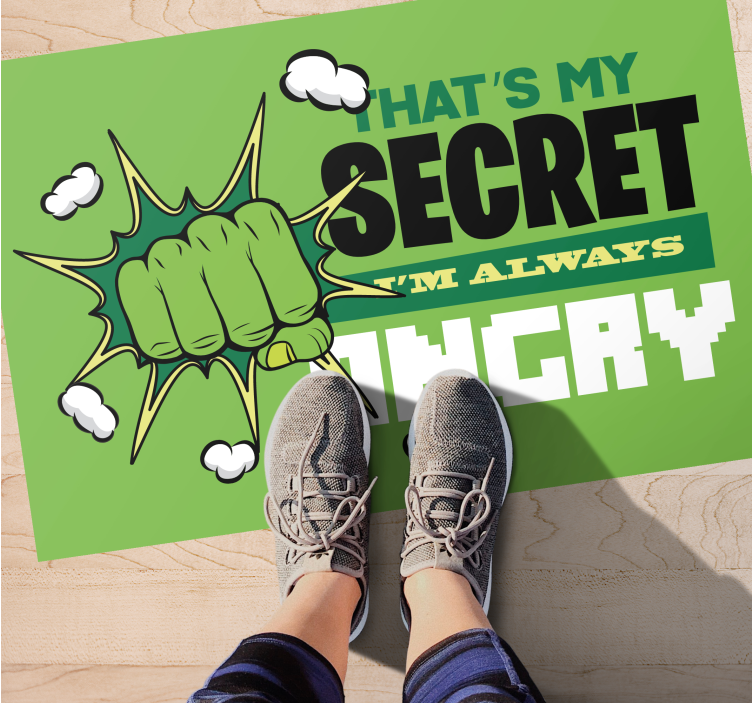 Vinylteppich kindlich Always Angry - TenStickers