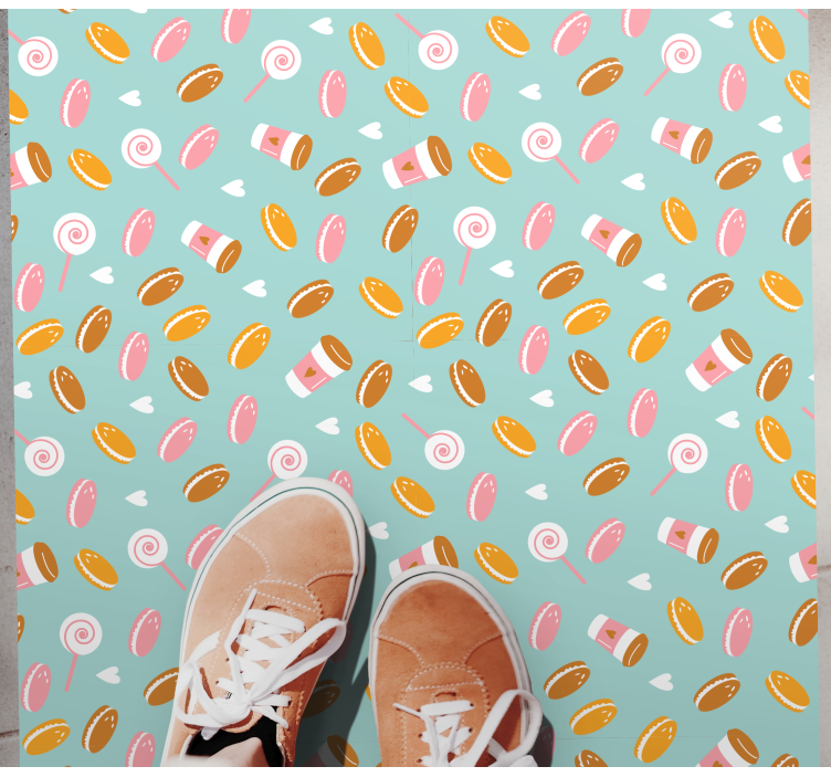 Vinylteppich kindlich köstliche köstlichkeiten kollektion - TenStickers