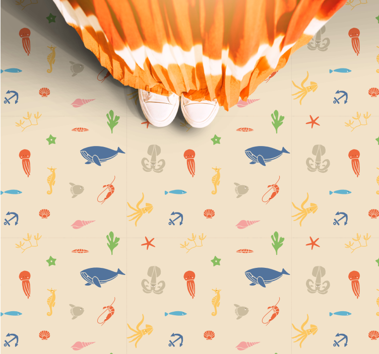 Vinylteppich kindlich unterwassererkundung - TenStickers